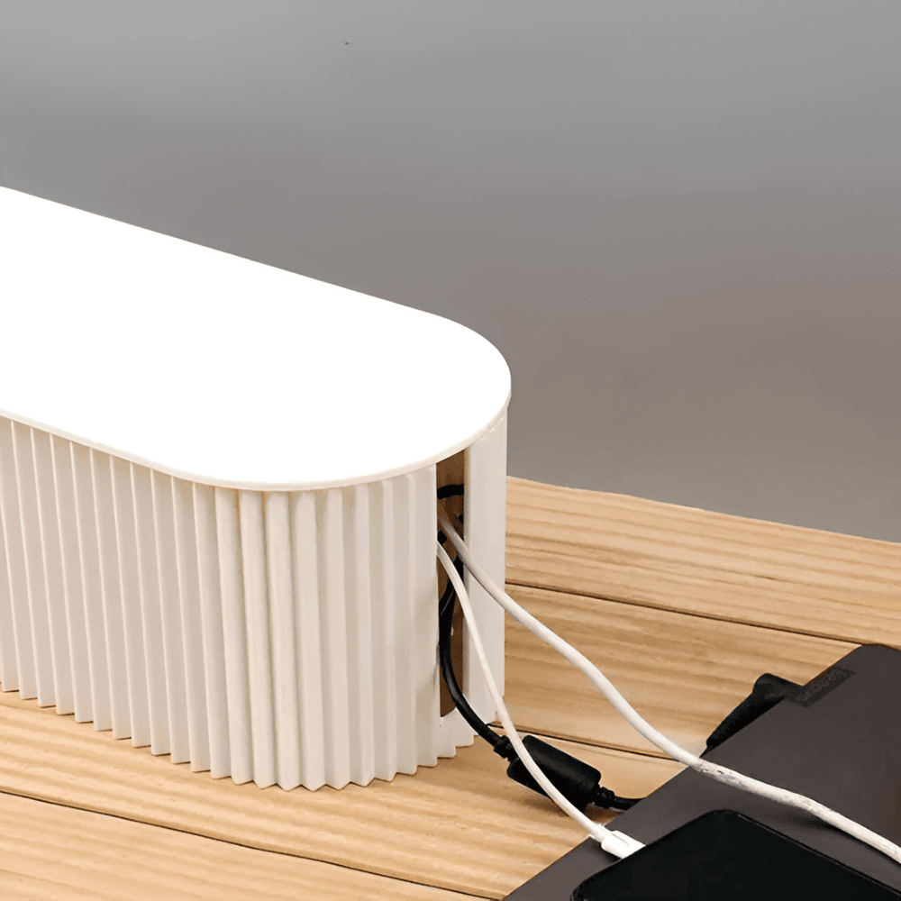 Minimalist Cable Storage Box - Clean Organization & Sleek Design