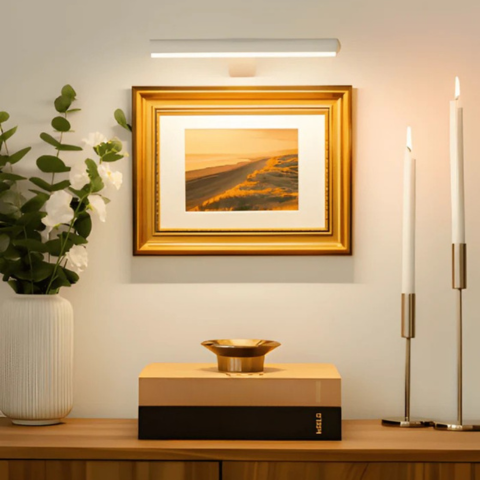 Lampada da parete a LED ricaricabile senza fili USB - Rotazione completa e comoda ricarica