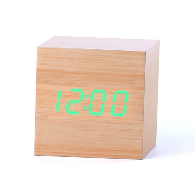 Digitális Óra Kocka – Minimalista Dizájn És LED Kijelző