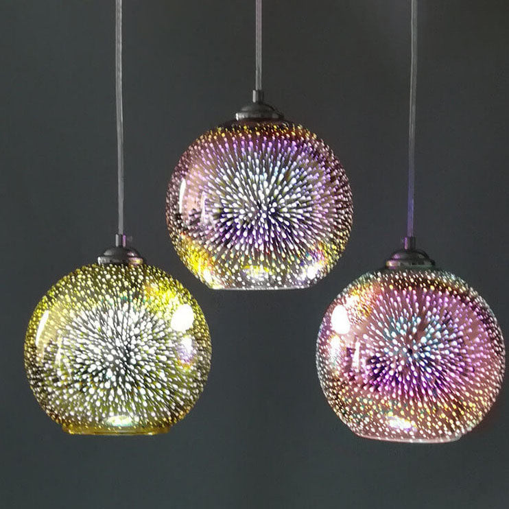 Suspension Moderne Effet Feu D’artifice – Éclat Visuel Et Design Tendance