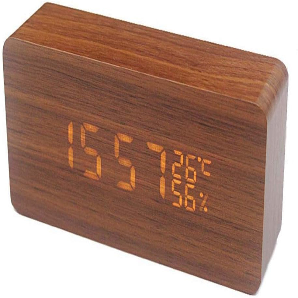 Reloj LED Con Control de Voz – Diseño Moderno y Funcionalidad Inteligente 