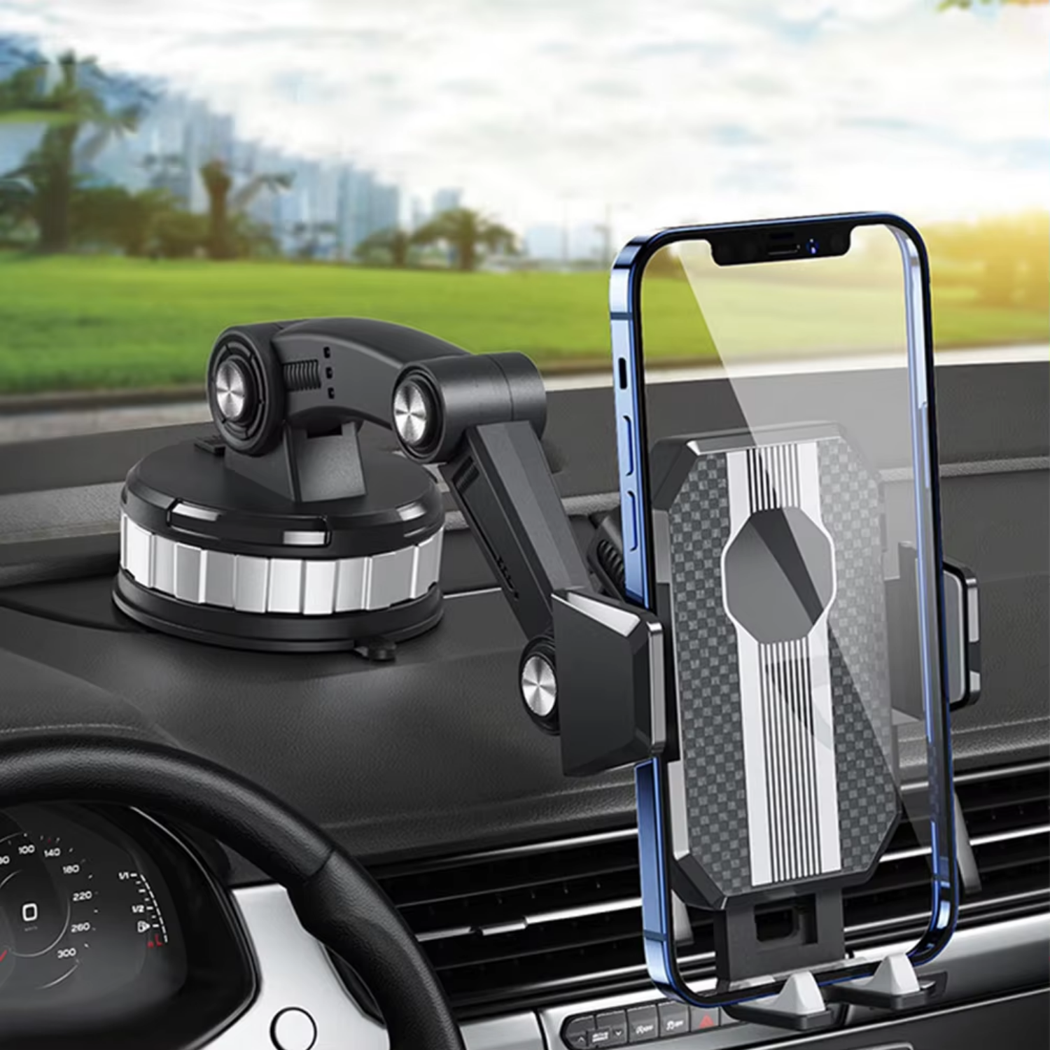 Ondersteuning Smartphone Auto Rotatie 360° — Volledige Rotatie En Maximale Stabiliteit 