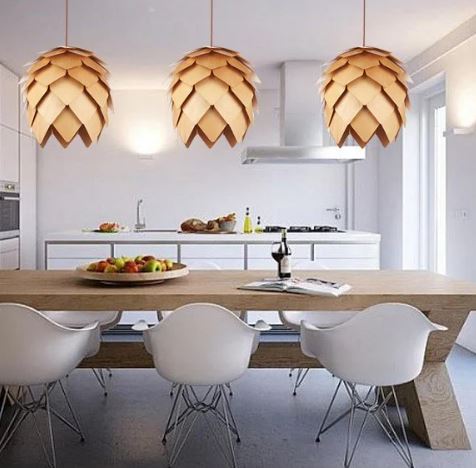 Lumină Suspendată Sculpturală – Design Inspirat Din Natură 