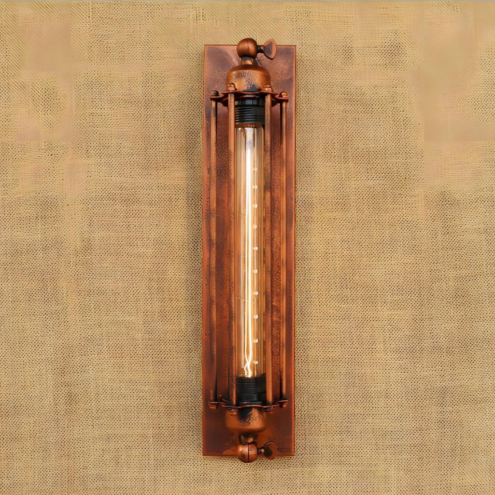 Aplique de Parede Vintage LED – Charme Retro e Iluminação Moderna 