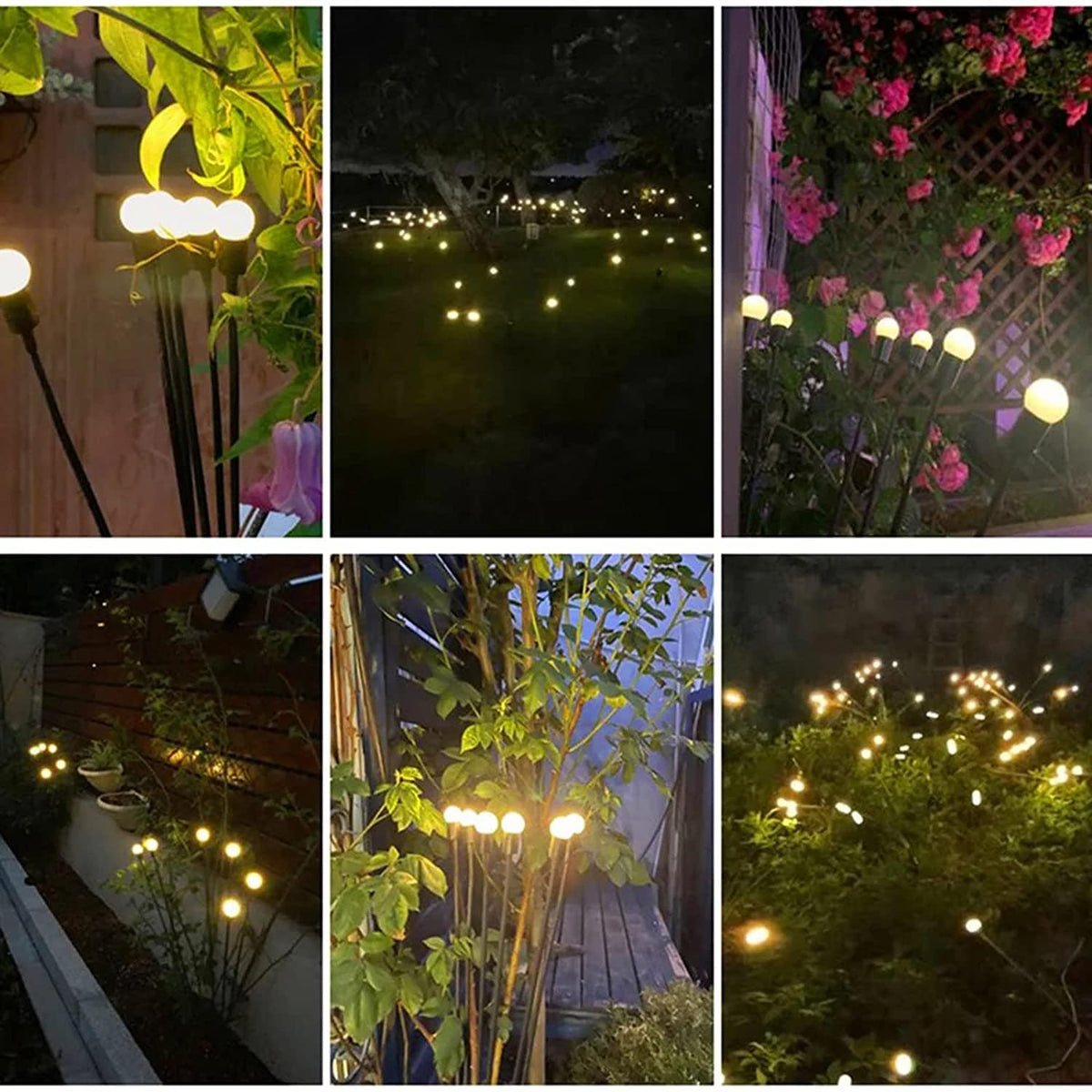 LED-Lampen Glühwürmchen – Solarenergie – Magische Atmosphäre für Ihren Garten 