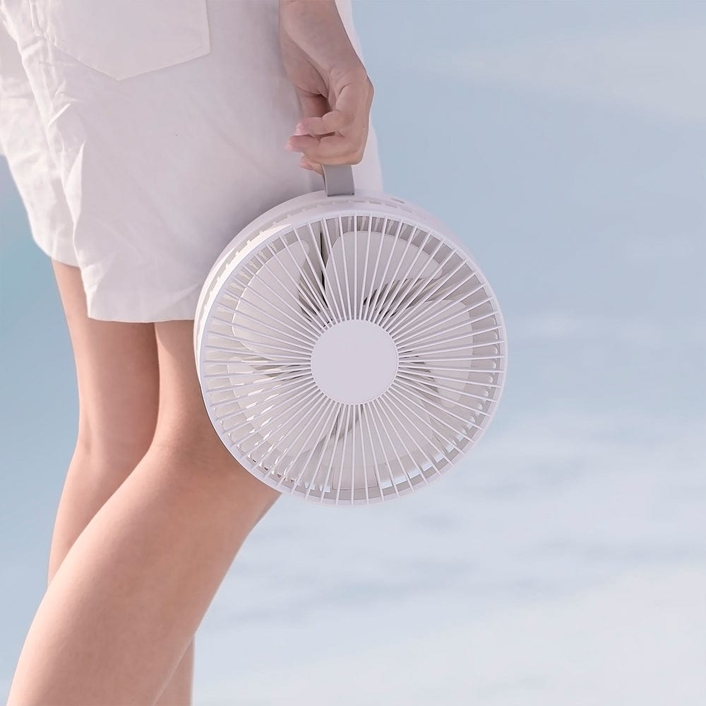 Přenosný teleskopický ventilátor s integrovanou baterií 