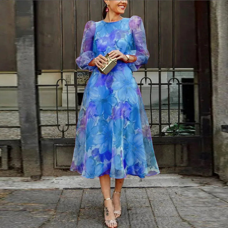 Sophie | Elegantná Kvetinová Šaty – Štýlové a Ženské 