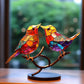 Ornamento Decorativo – Pássaros Pousados Sobre Um Ramos 