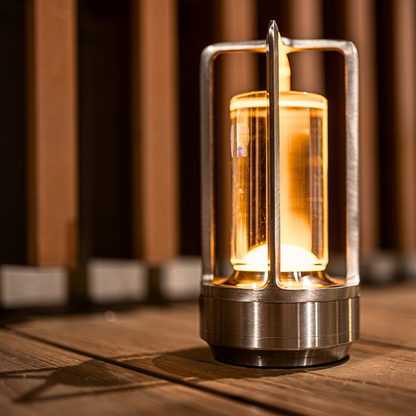 Lampe De Table Rechargeable – Lumière Tamisée Et Style Intemporel