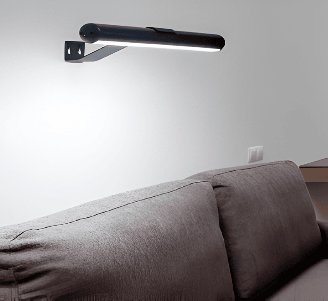 ワイヤレスUSB充電式LEDウォールランプ-フル回転＆便利な充電