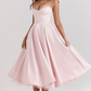 Lory | Midi Dress with Straps – Classic Glamour and Lightness 