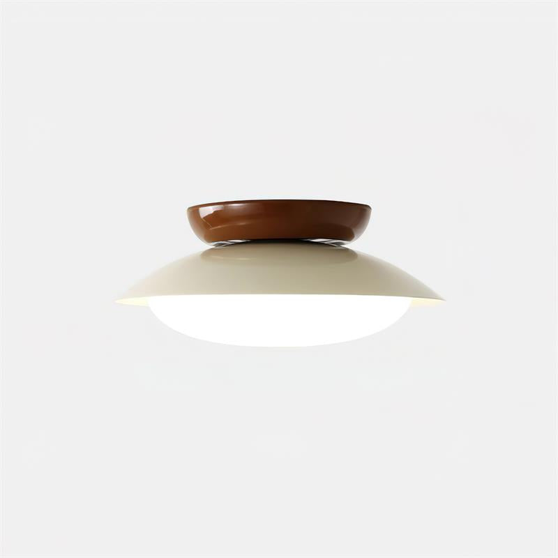 Rund LED-taklampa - naturligt sken och diskret elegans