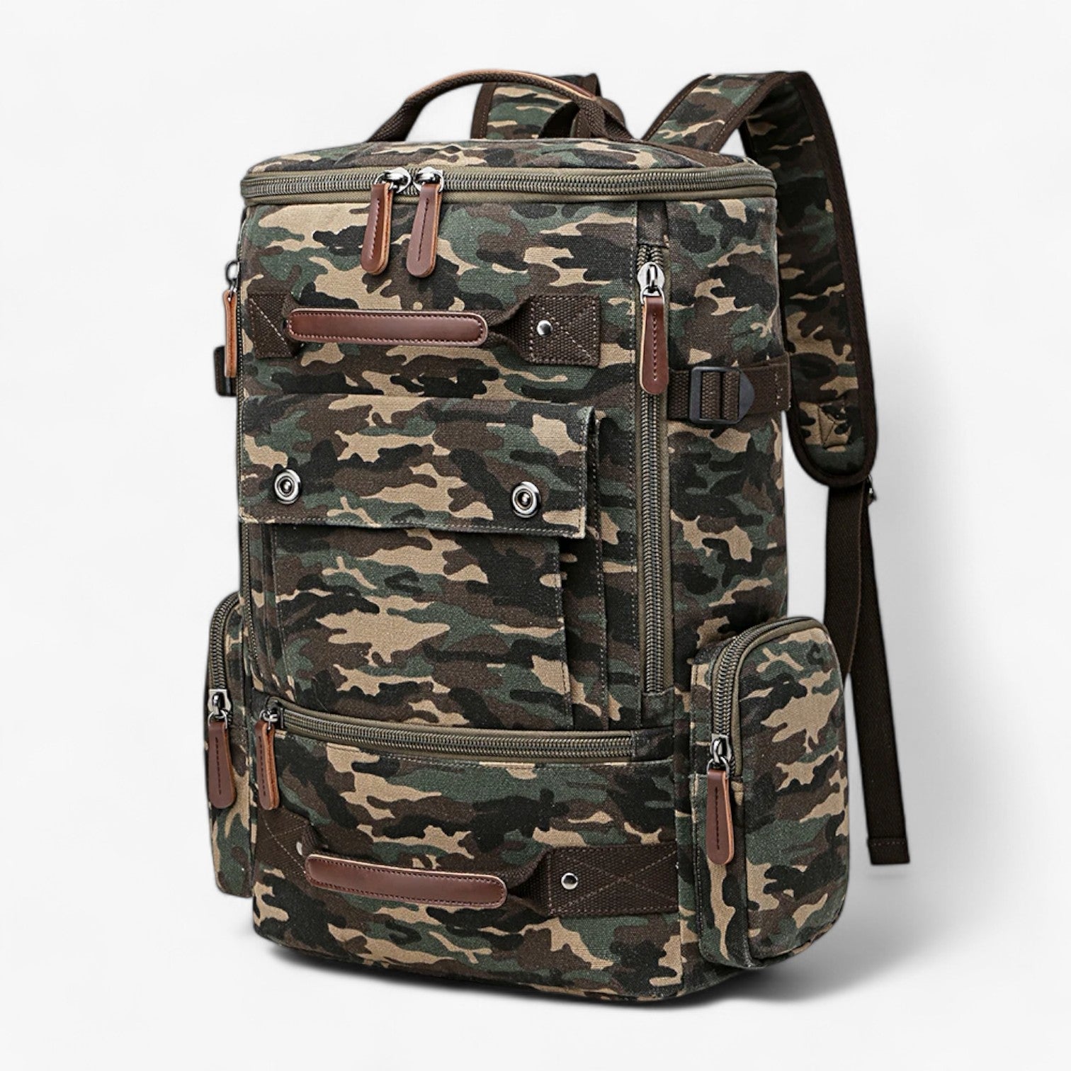 Vintage Rucksack mit Laptopfach 