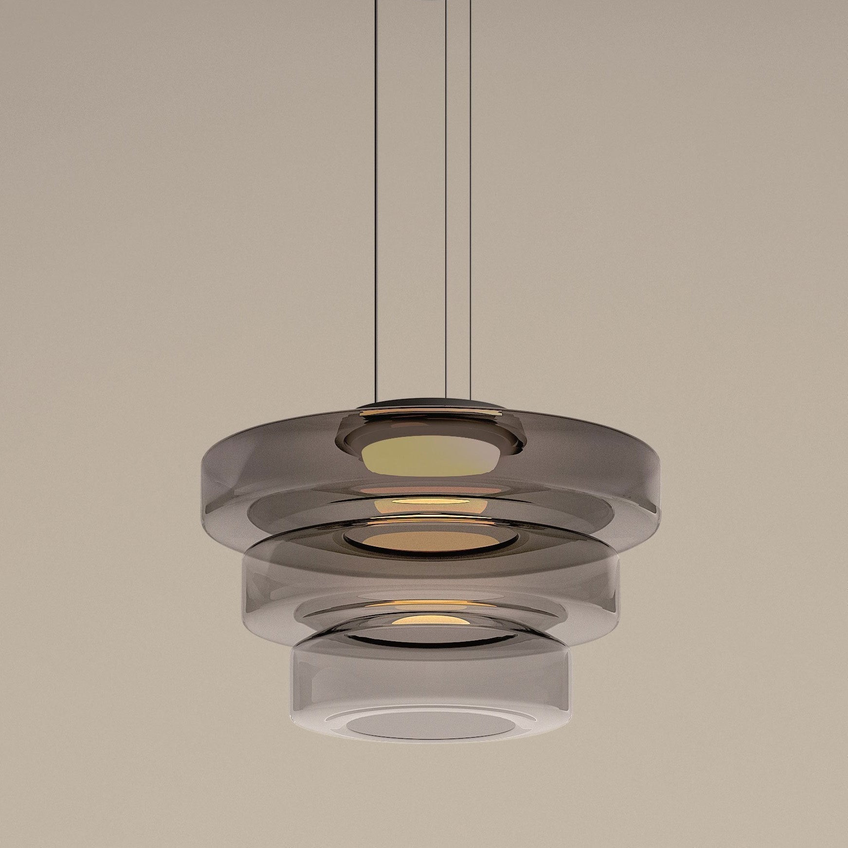 Bauhaus-Stil Glas-Pendelleuchte - Eleganz Und Modernität