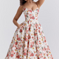 Lory | Midi Dress with Straps – Classic Glamour and Lightness 