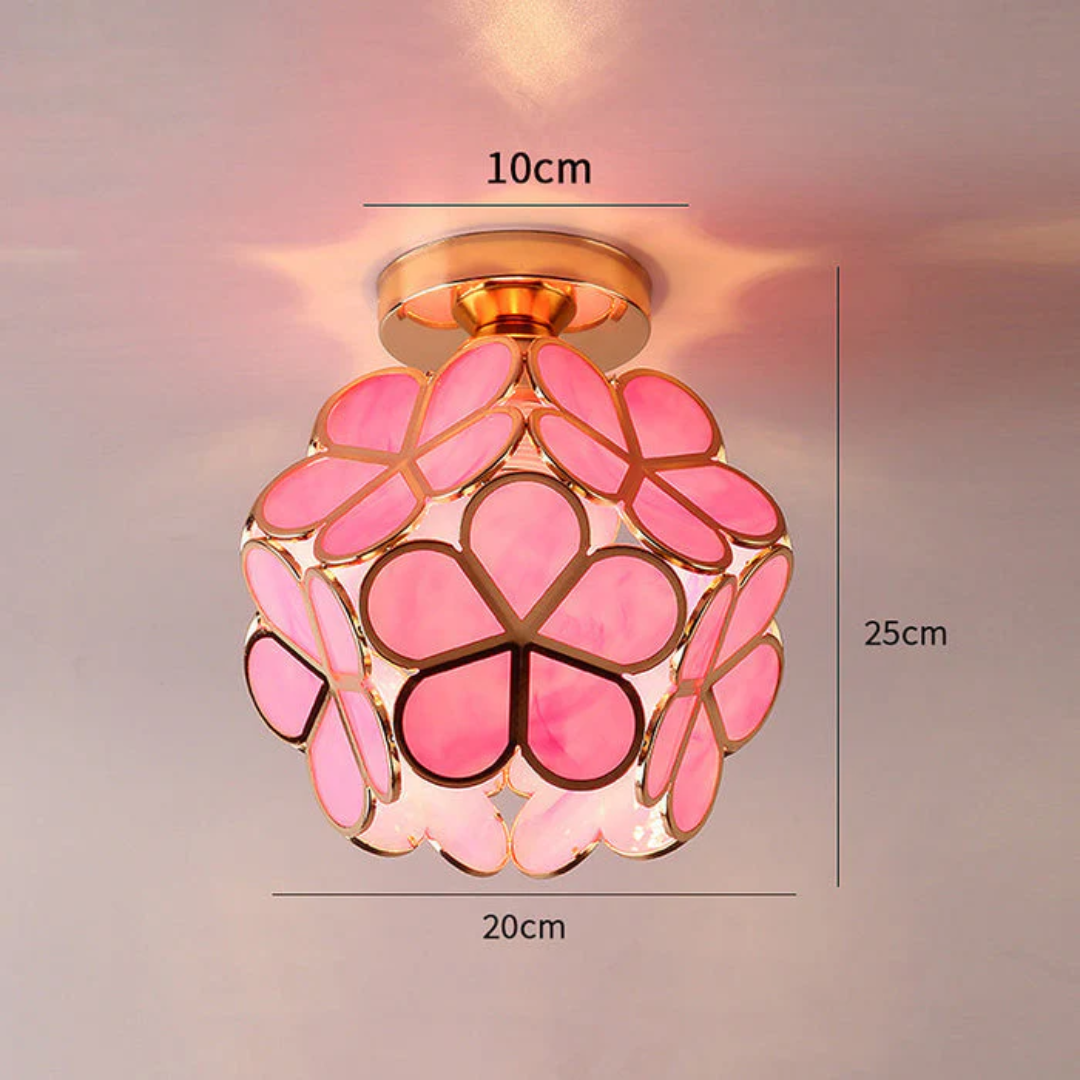 Aplica de tavan în formă de floare – Design delicat și modern 