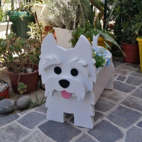 Vaso de Flores Original — Forma de Cão 