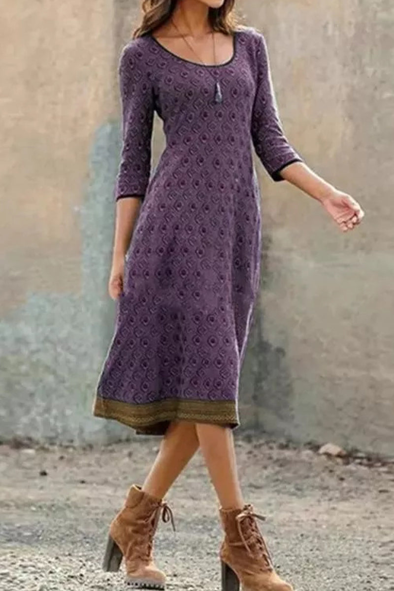 Vestido Midi Ligero – Mangas Cortas y Elegancia Estival 