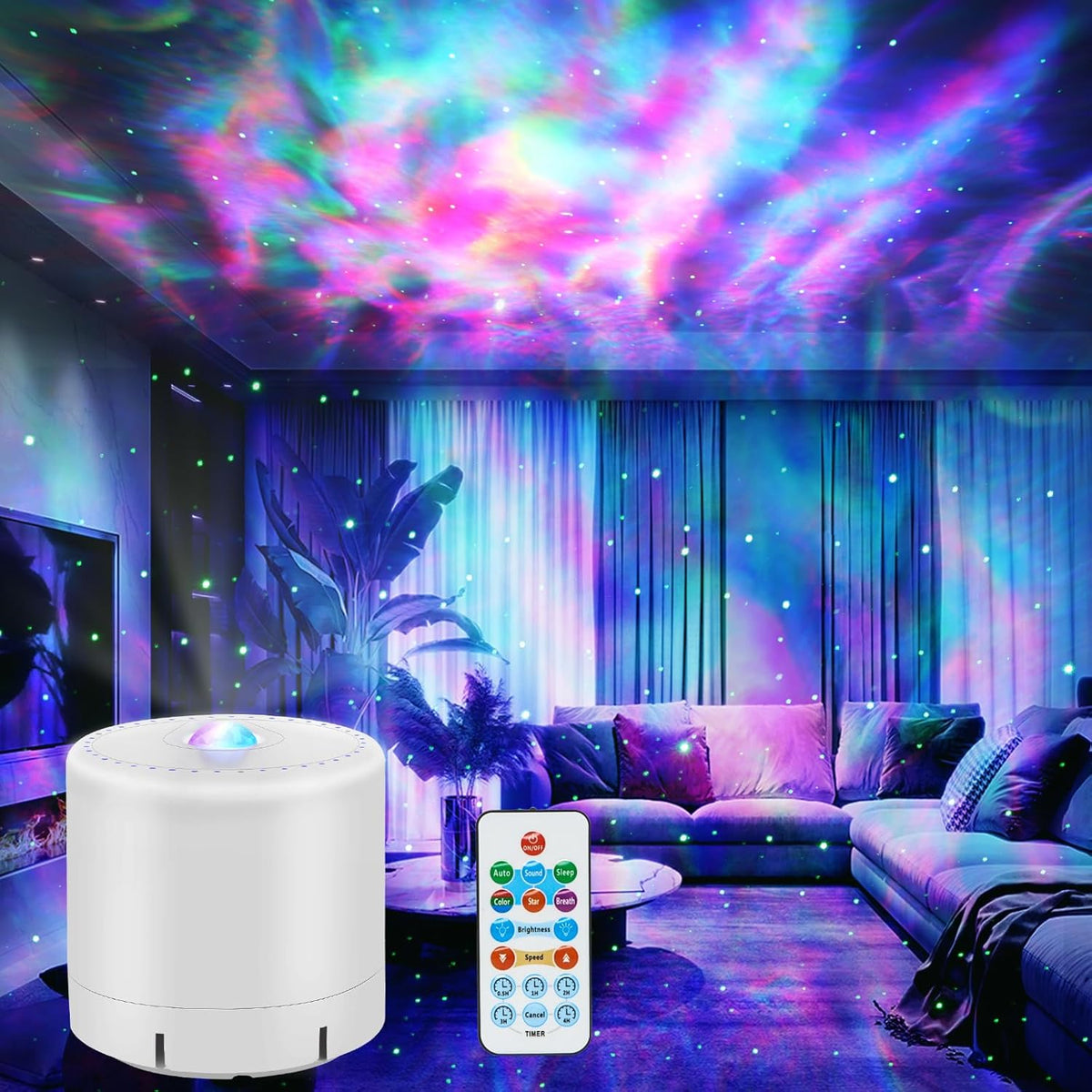 بروجيكتور LED - أجواء مجرة مريحة 