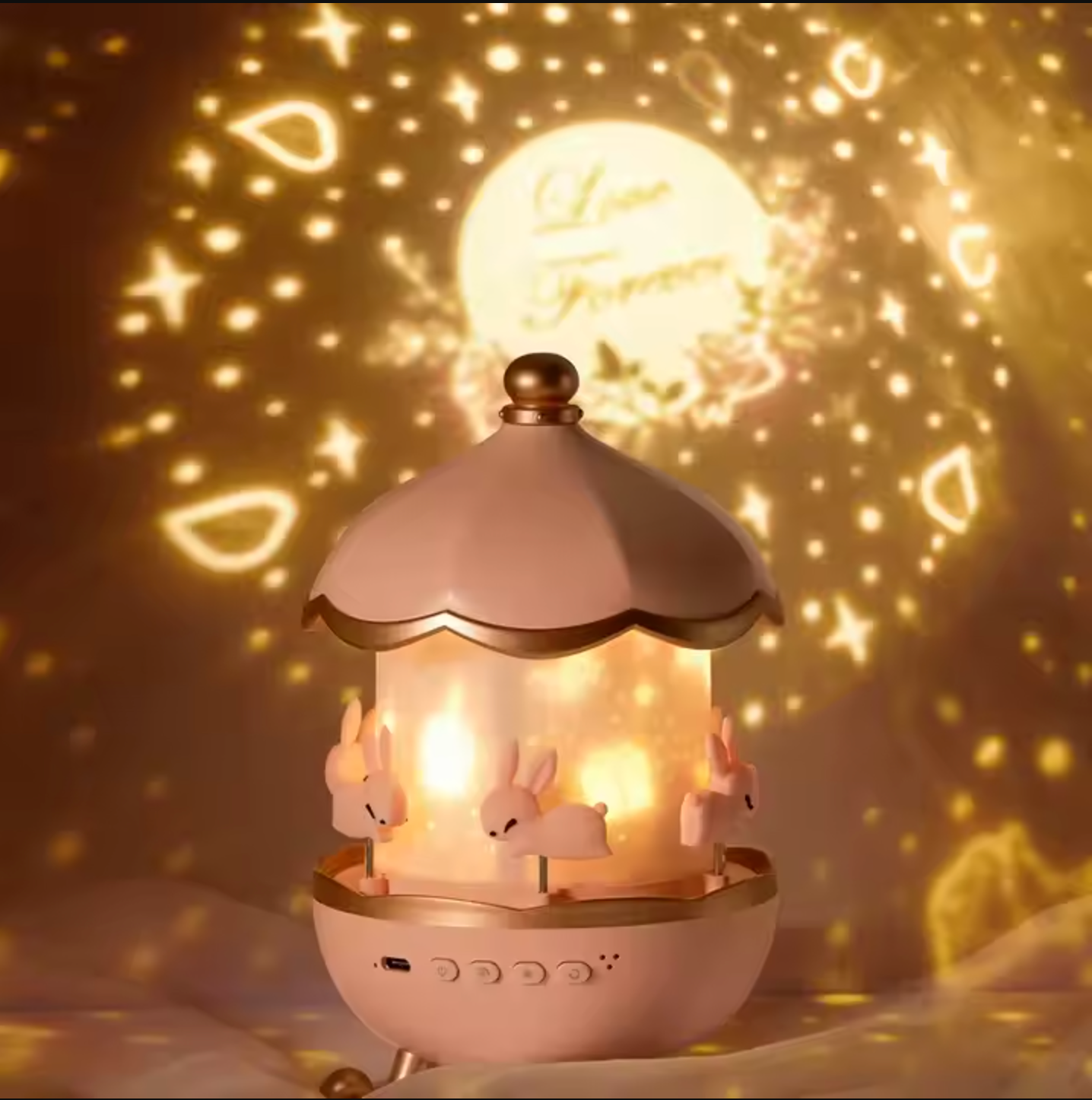 Projetor de Luz Noturna — Céu Estrelado em Luz 