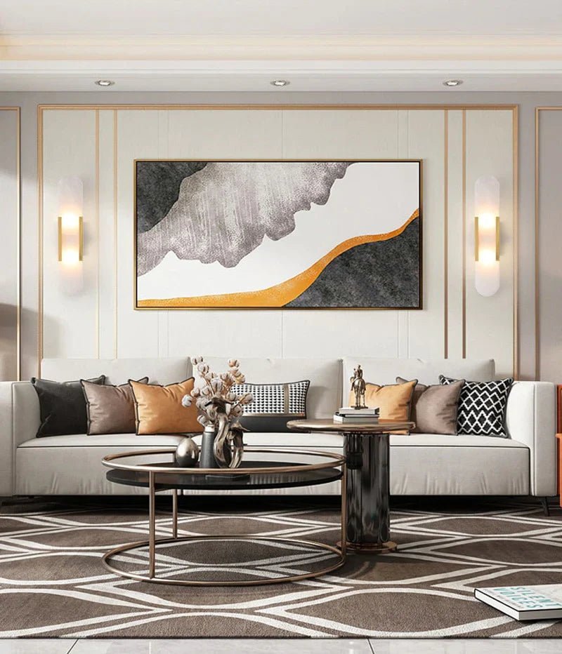 Nástěnné LED svítidlo černé a zlaté – moderní elegance a chic design 