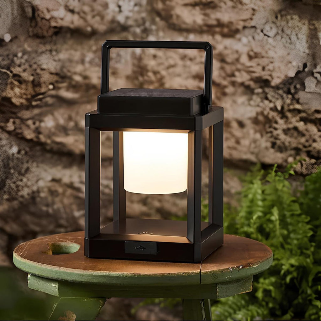 Moderne Zonne-lantaarn – Elegante en Duurzame Verlichting 