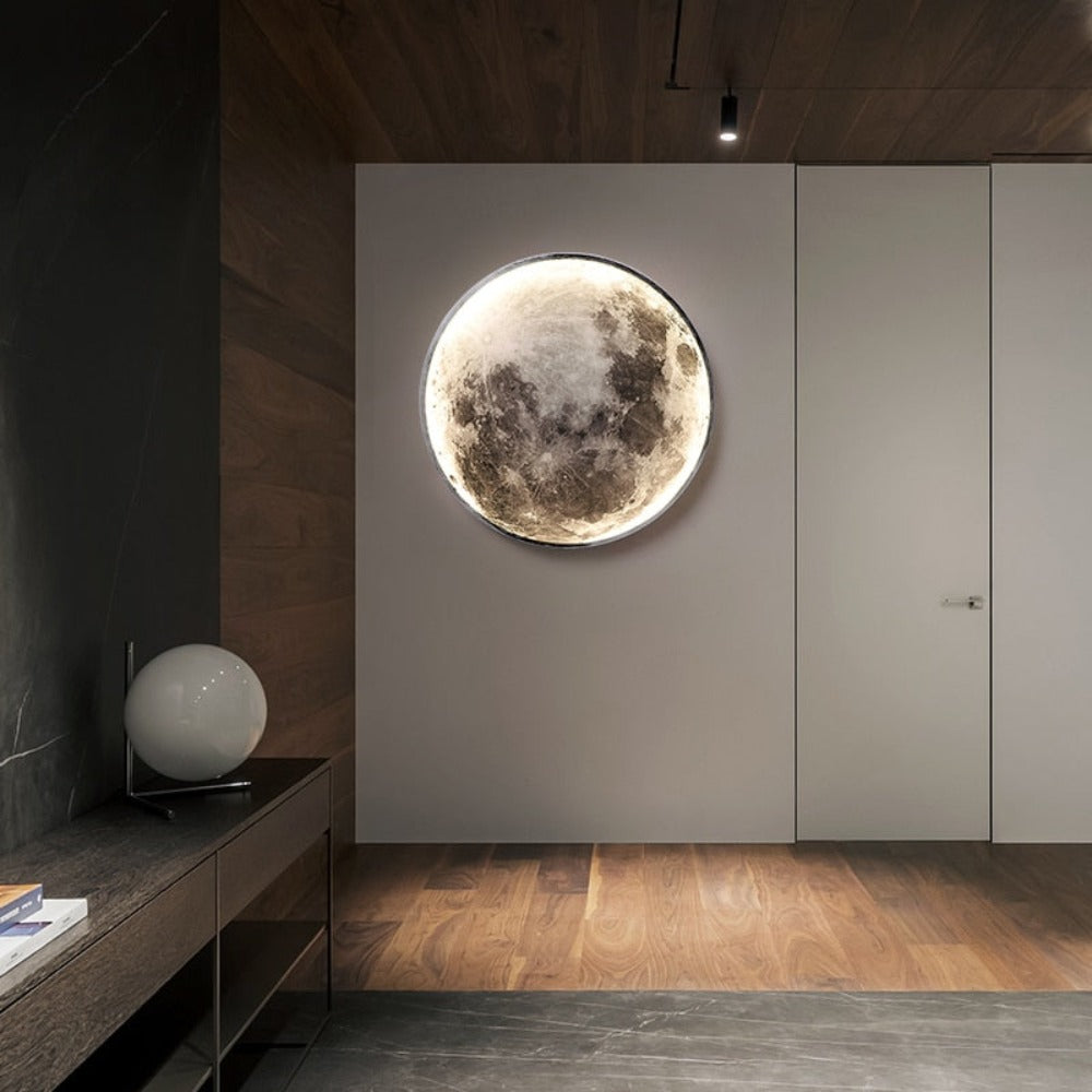3D LED Wandlamp – Maan Voor Een Unieke Sfeer 