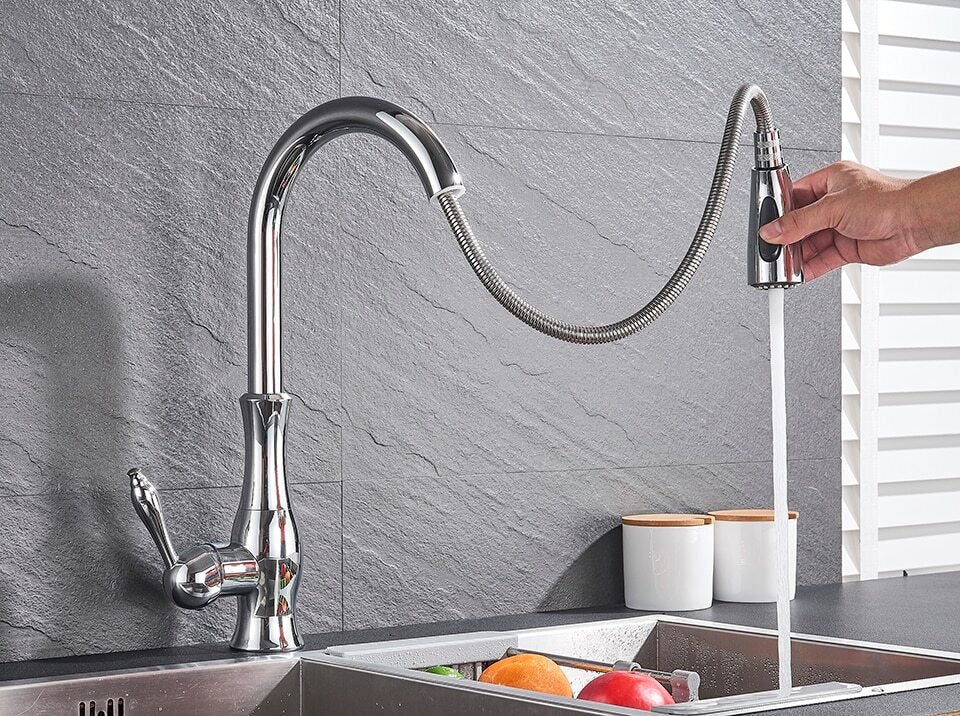 Retractable Kitchen Faucet – Space Saving and Flexibility 