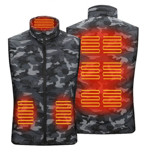 Vestă de încălzire unisex - temperatură reglabilă și stil modern