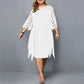 Blandine | Plus Size Evening Dress – Elegant Style and Asymmetrical Hem 