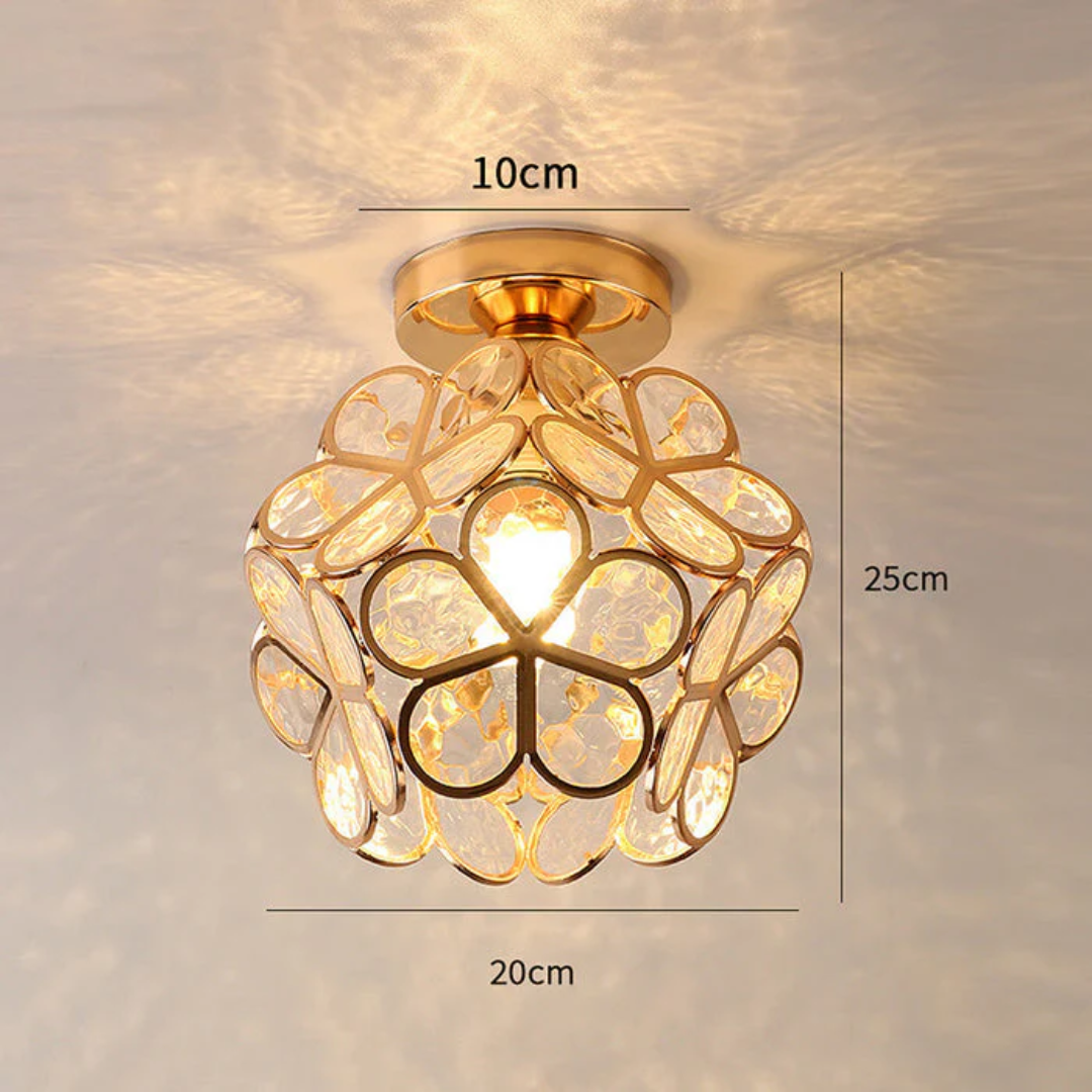Aplica de tavan în formă de floare – Design delicat și modern 
