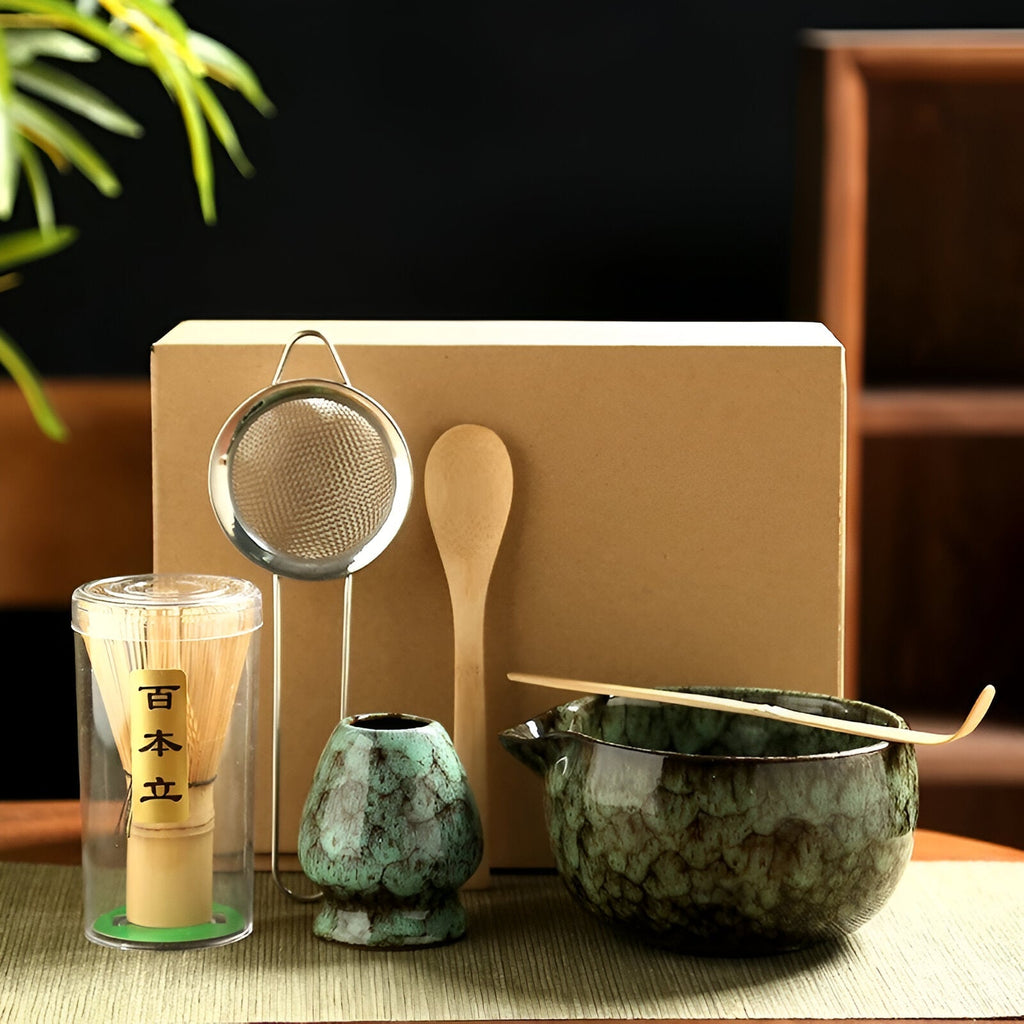 Set De Préparation Matcha 6 Pièces — Élégance Artisanale Et Goût Raffiné