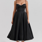 Lory | Midi Dress with Straps – Classic Glamour and Lightness 