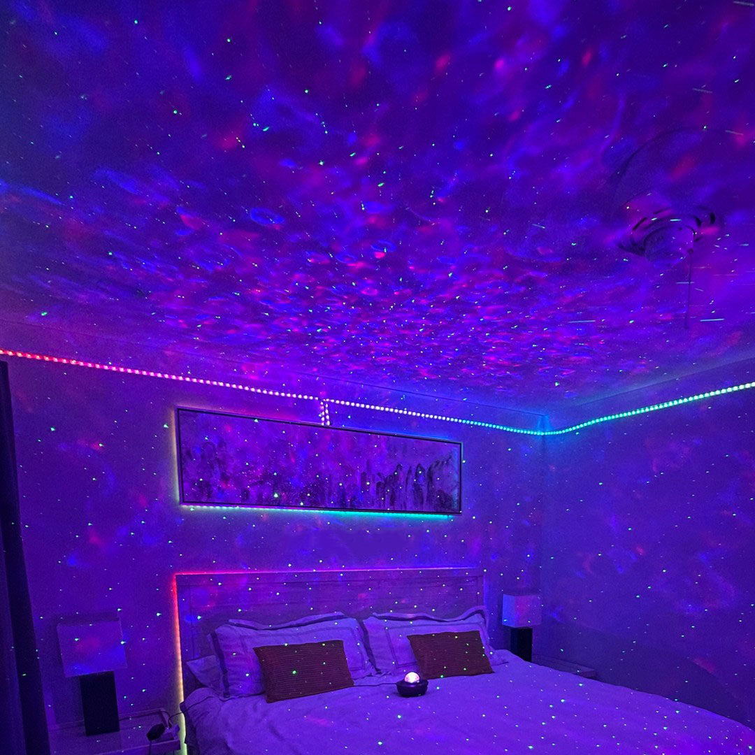 Galaxy Lichtprojektor - Leuchtende und beruhigende Dekoration