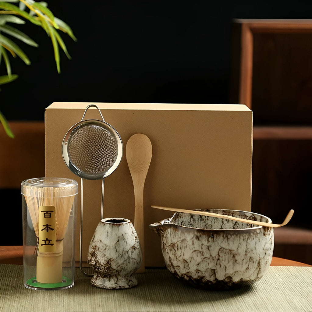 Set De Préparation Matcha 6 Pièces — Élégance Artisanale Et Goût Raffiné