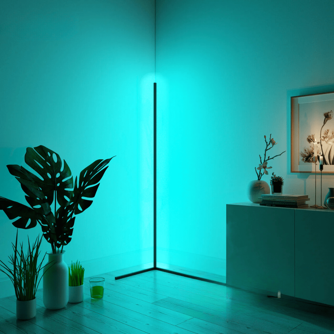 Narożna lampa nastrojowa - Éclat Multicolore & Atmosphère Moderne