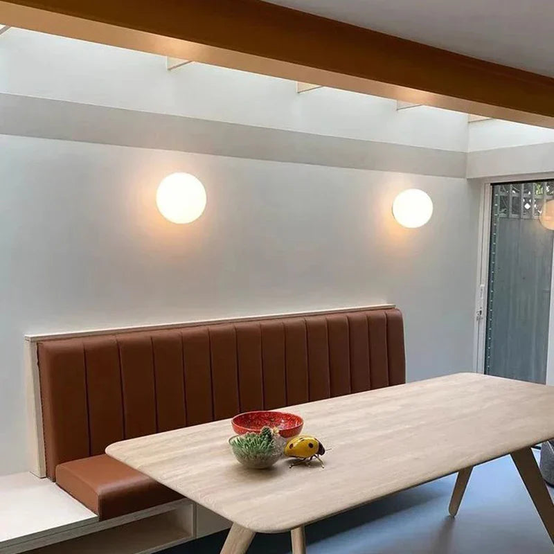 Aplique de pared redonda – Brillo puro y moderno 