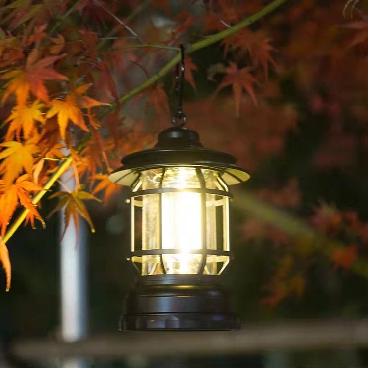Lampe De Camping Rétro LED – Style Vintage Et Praticité