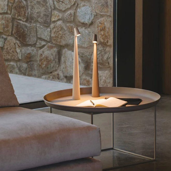 Trådlös LED Bordslampa – Minimalistisk och Elegant Design 