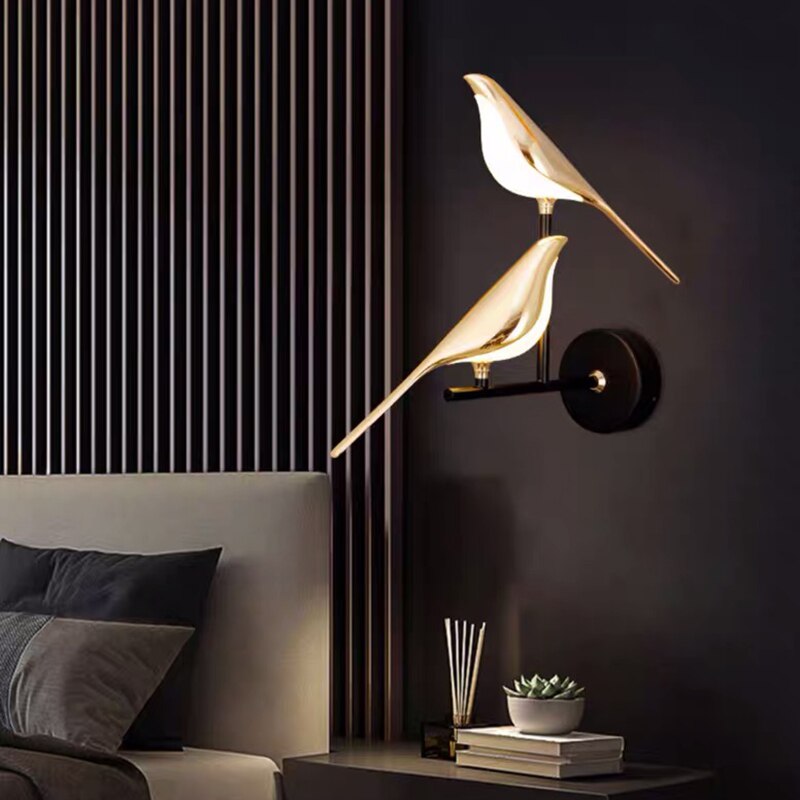 Aplica de perete Pasăre – Decorațiune Luminoasă și Delicată 