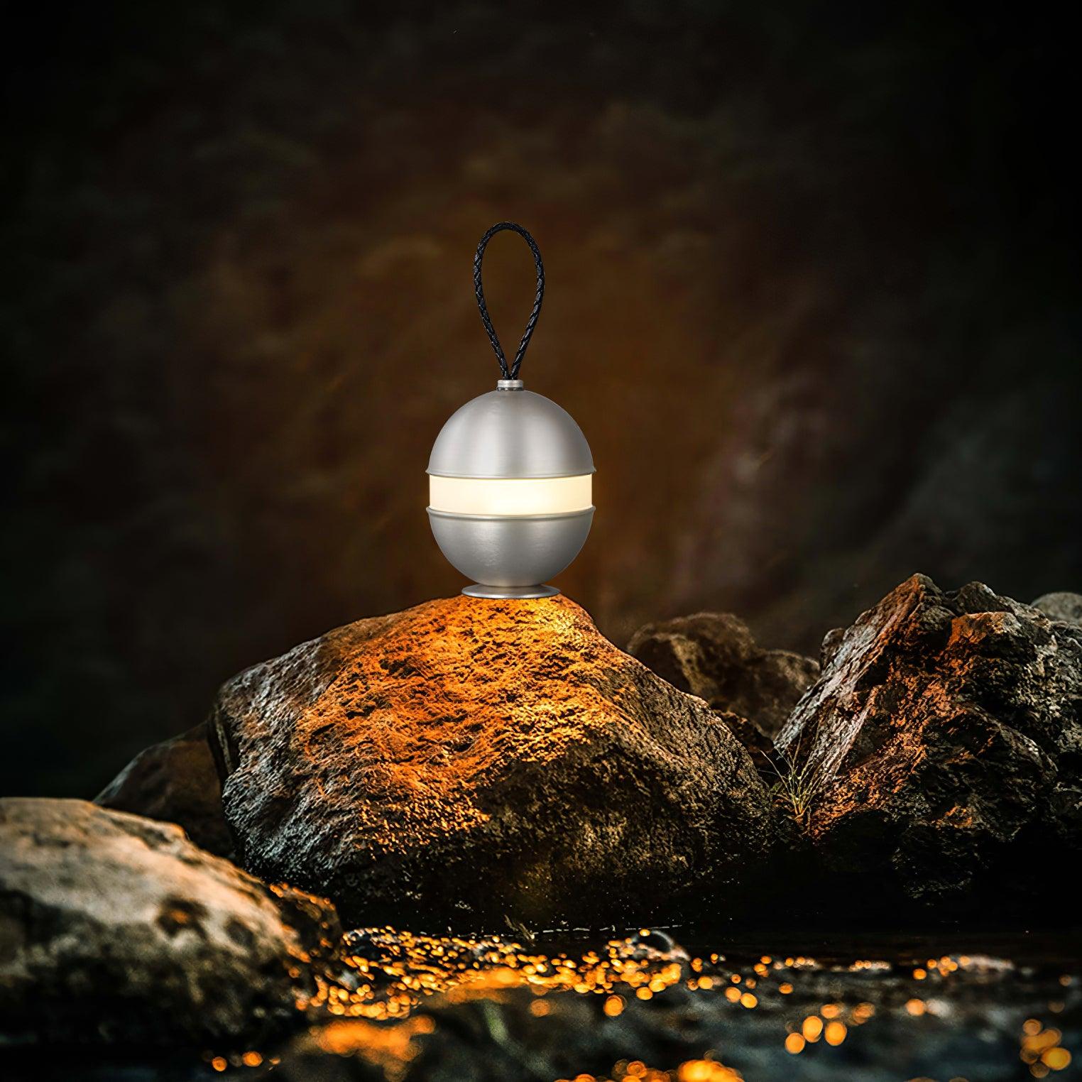 Candeeiro de esfera recarregável - Design chique e luz relaxante