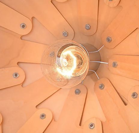 Lumină Suspendată Sculpturală – Design Inspirat Din Natură 