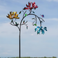 Blumenwindspiel für den Garten – Drehende und Bunte Dekoration 