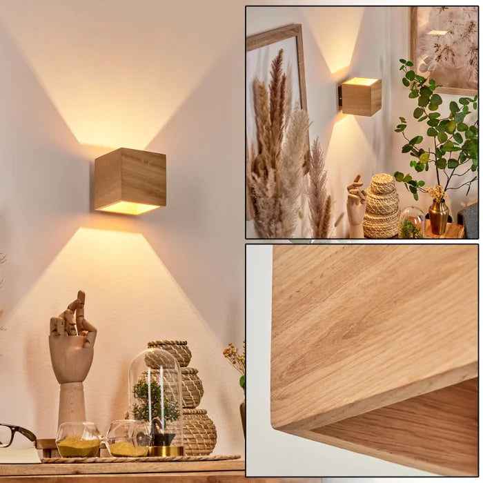 Lampada da Parete Quadrata – Stile Chic e Autentico 
