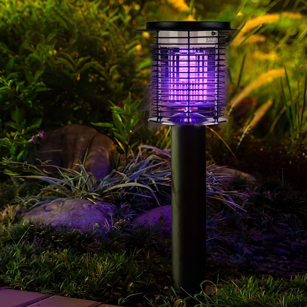 Insektenabwehrlampe wasserdicht – Solar- und USB-Aufladung 
