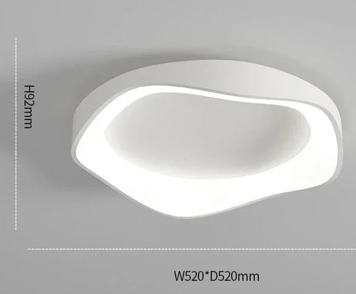 Asymmetrisk LED taklampe – Trend og eleganse 