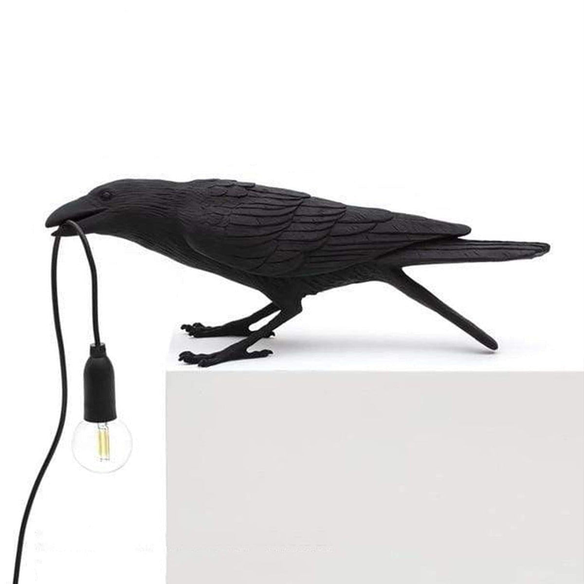 Dekorativ Lampa — Kråka För Mystisk Stämning 