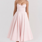 Lory | Midi Dress with Straps – Classic Glamour and Lightness 