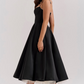 Lory | Midi Dress with Straps – Classic Glamour and Lightness 