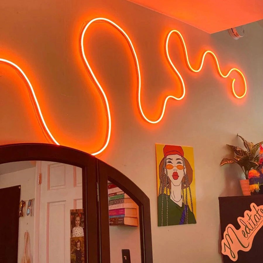 Flexibler LED-Neon – Einfache Steuerung über mobile App 
